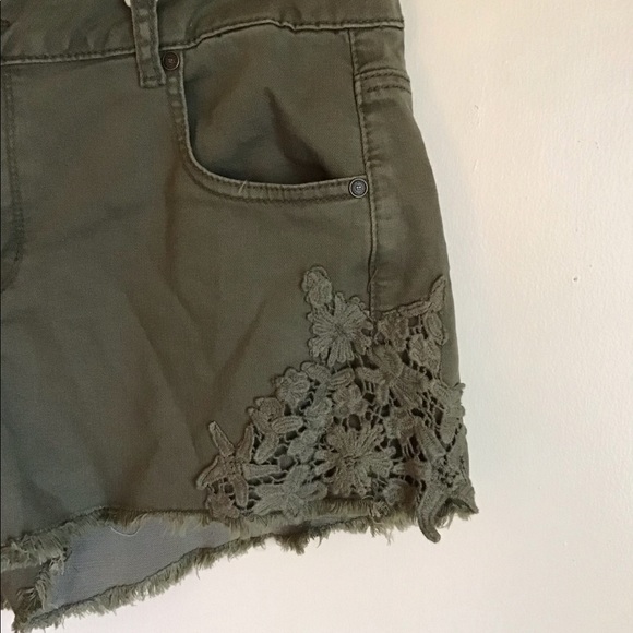 Altar’d State Olive Shorts - Picture 3 of 5
